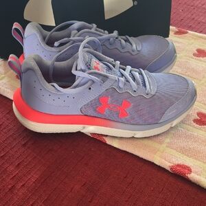 Under Armour Kids' Lavender and Coral Sneakers